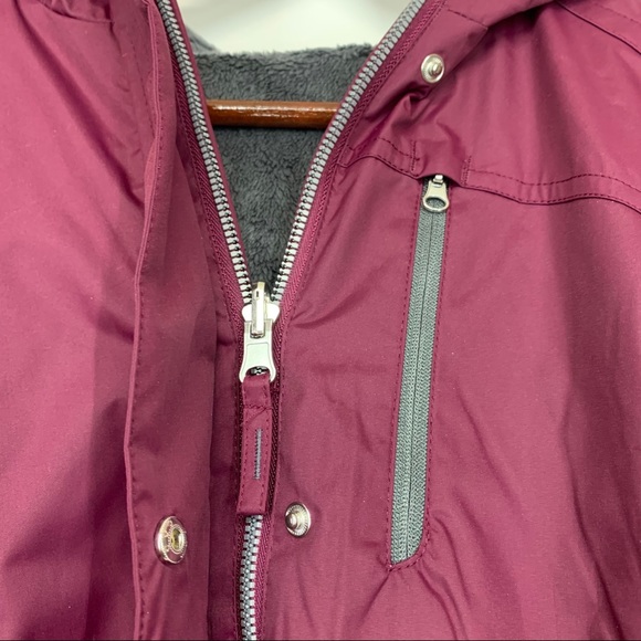 Free Country Reversible Gray Fax Fur Garnet Radiance Jacket New Nwt Size Small - Picture 6 of 16